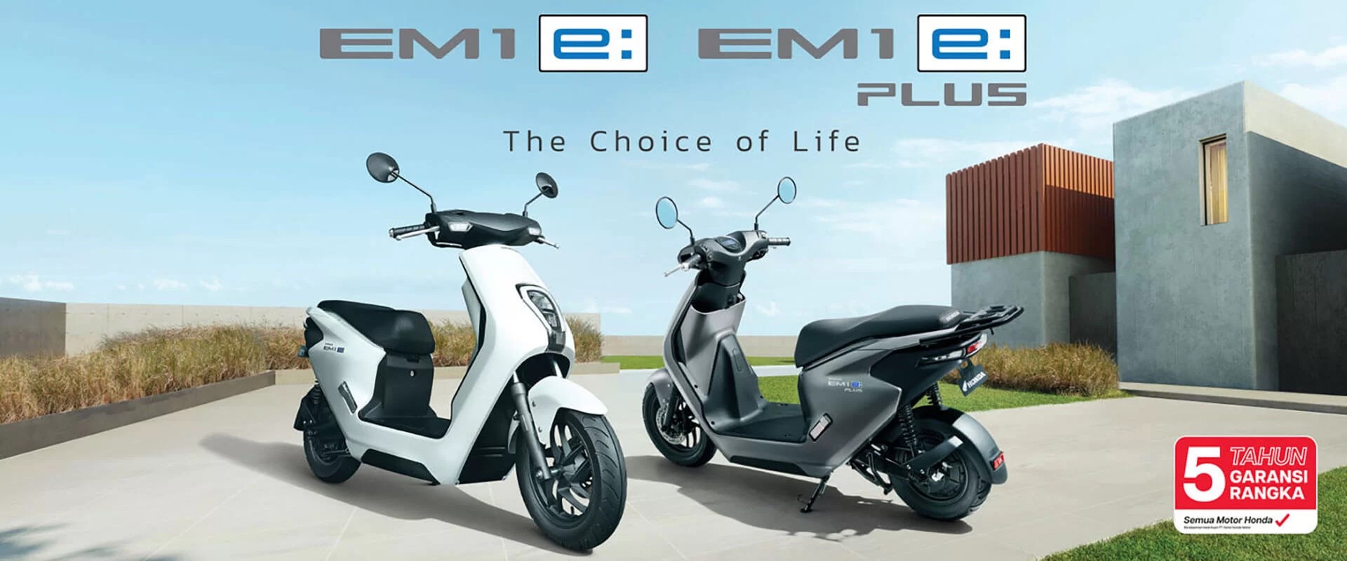Desain Modern dari Honda EM1 e dan EM1 e: PLUS.