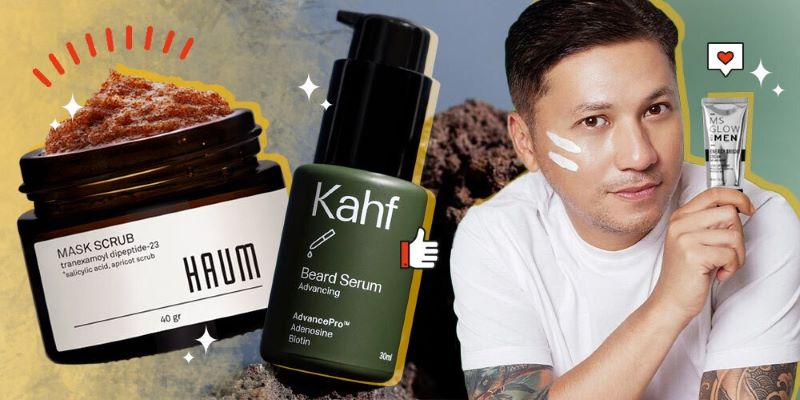 Rekomendasi skincare untuk pria.