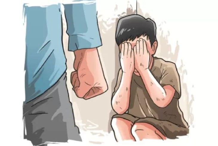Ilustrasi penganiayaan anak.