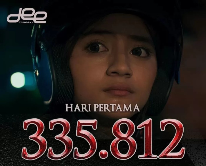 Film Vina: Sebelum 7 Hari tembus 300 ribu lebih penonton di hari pertama tayang di bioskop.