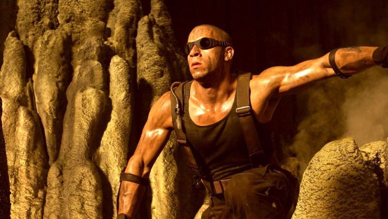 Vin Diesel di Film Riddick.