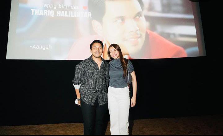 Thariq Halilintar dan Aaliyah Massaid.