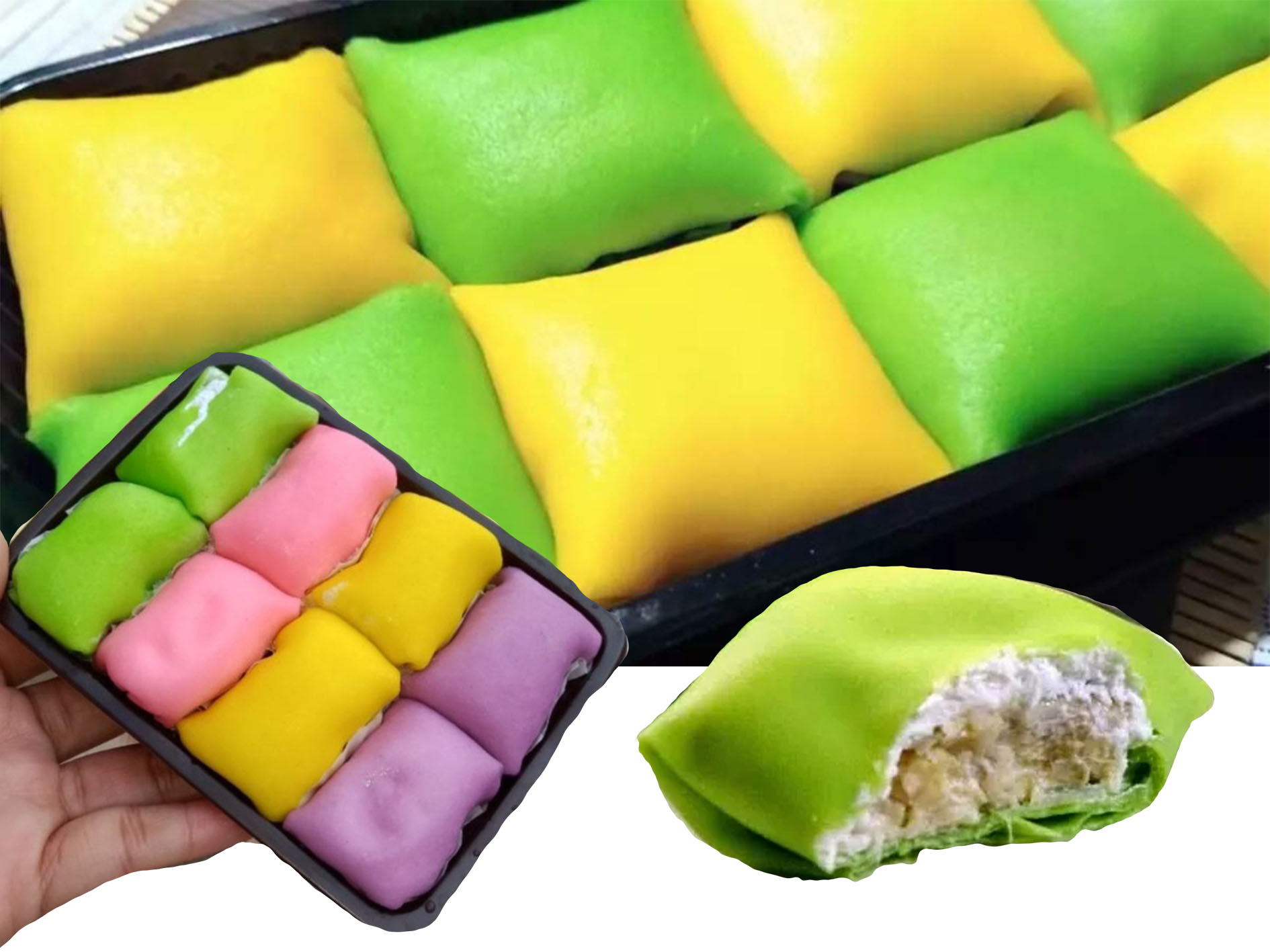 Pancake Durian dan resep pembuatannya.