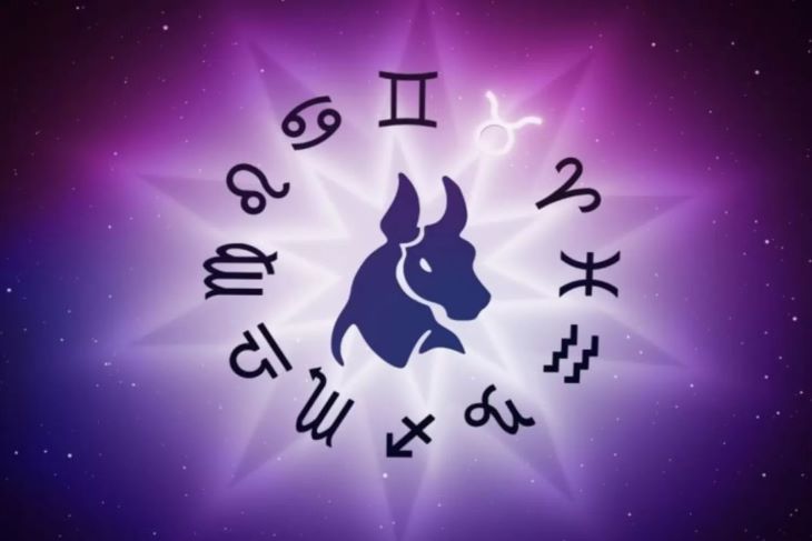 Ilustrasi zodiak Taurus.