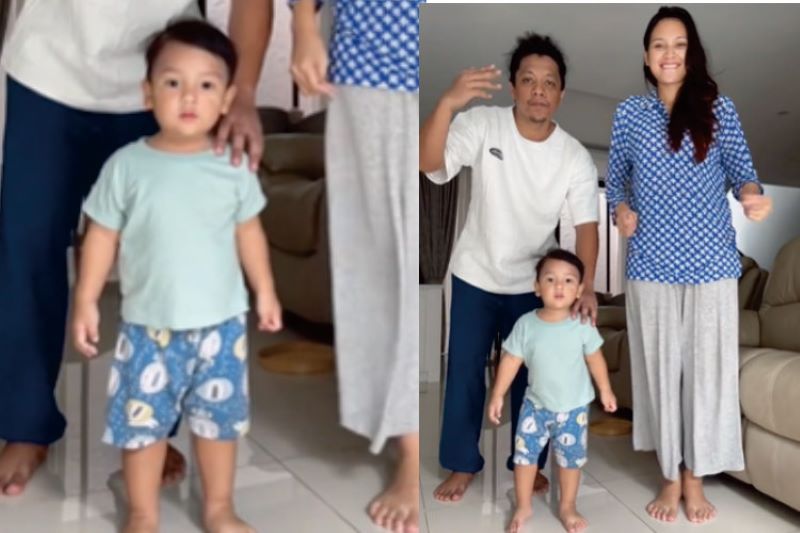 Akhirnya foto anak Arie Kriting dan Indah Permatasari diungkap ke publik.