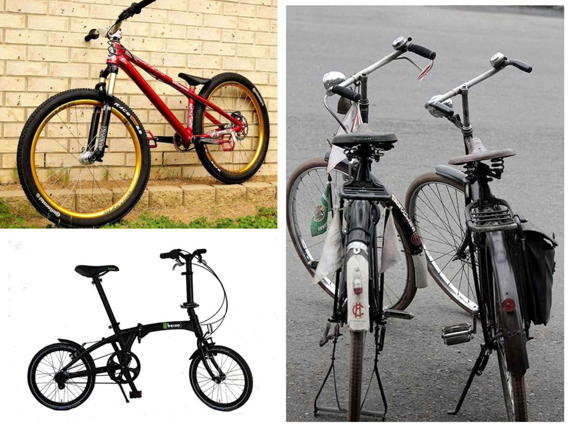 Jenis sepeda berdasarkan fungsinya.