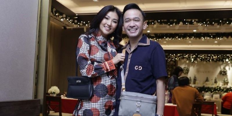 Potret foto Ruben Onsu dan Sarwendah.