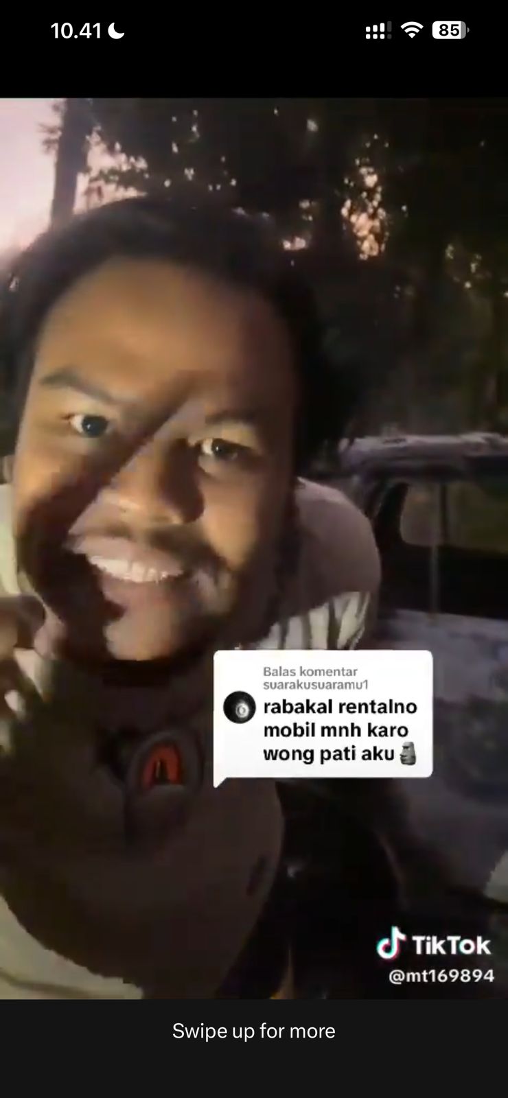 (screenshot tiktok @mt169894) Penampakan Sosok Teyeng Wakatobi