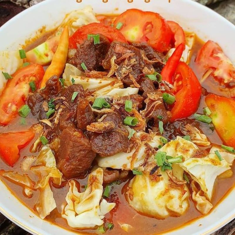 Resep membuat tongseng sapi.