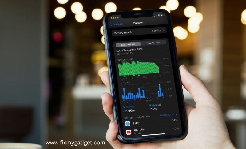 Cara mengecek baterai Health Pada Iphone.