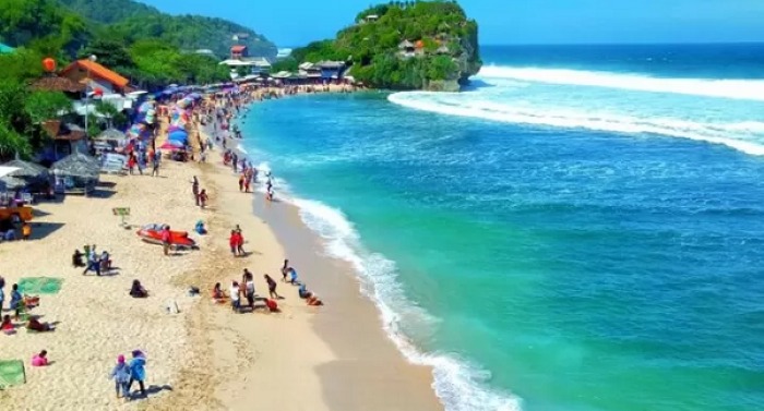 Pantai Cantik Indrayanti. (PariswisataId)