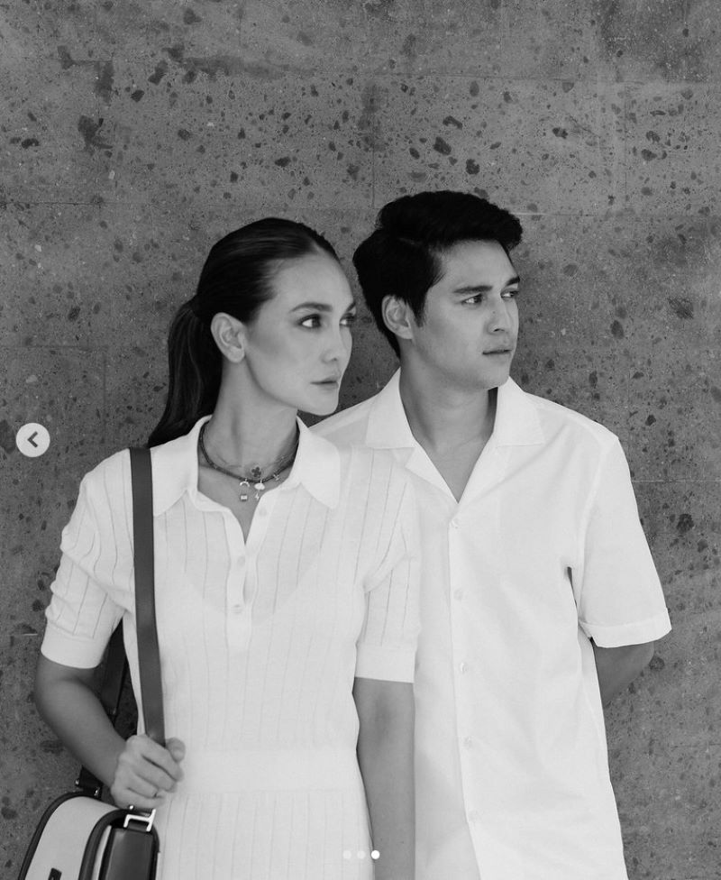 Potret foto Maxime Bouttier dan Luna Maya.