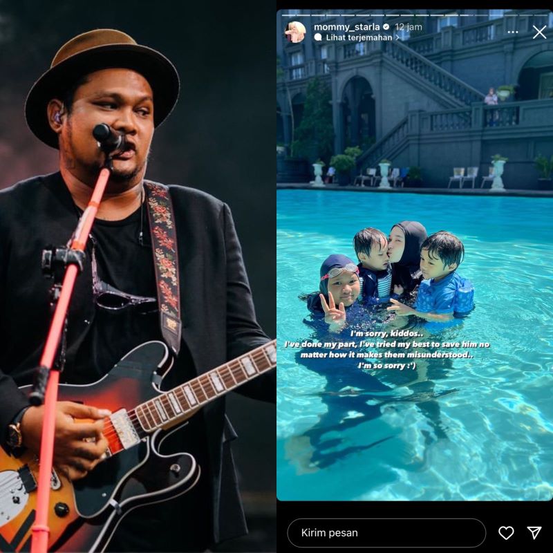 Inara rusli meminta maaf kepada anaknya di Instagram story.
