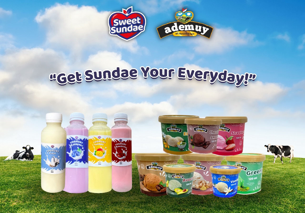 Contoh Produk Ademuy X Sweet Sundae  Pecinta Gelato dan Susu