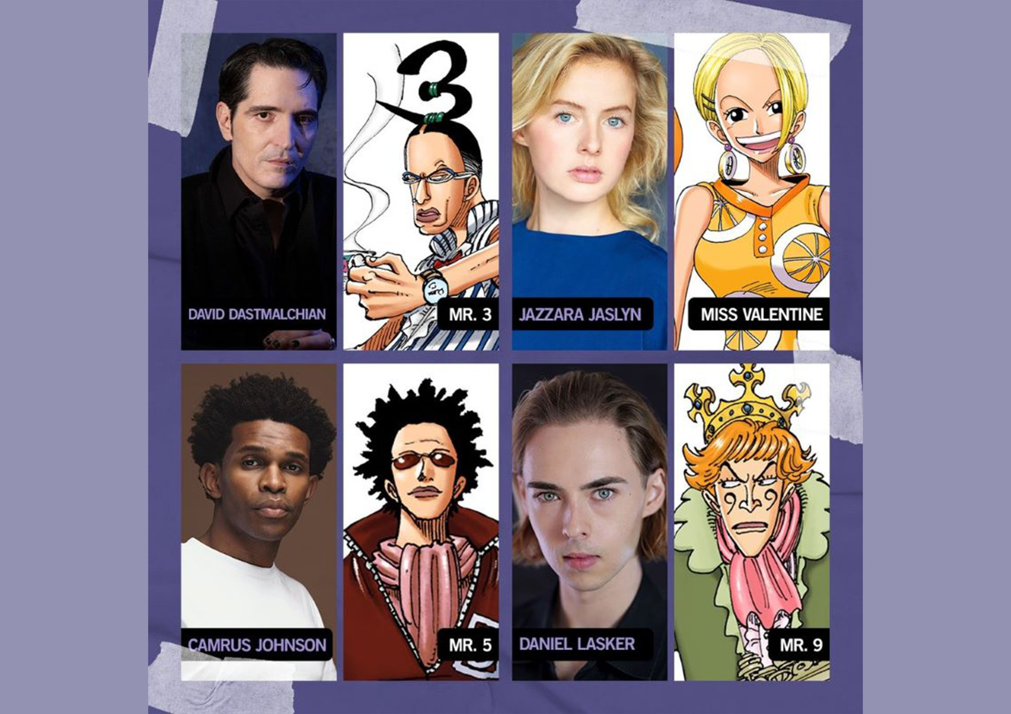 Karakter-karakter baru ONE PIECE season 2 dan pemerannya.