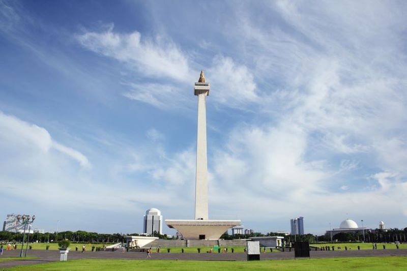 Monumen Nasional di Jakarta.