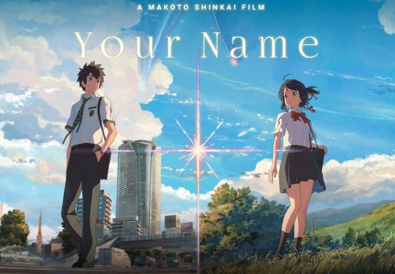 Film bertajuk Kimi No Nawa Karya Makoto Shinkai yang mendunia.