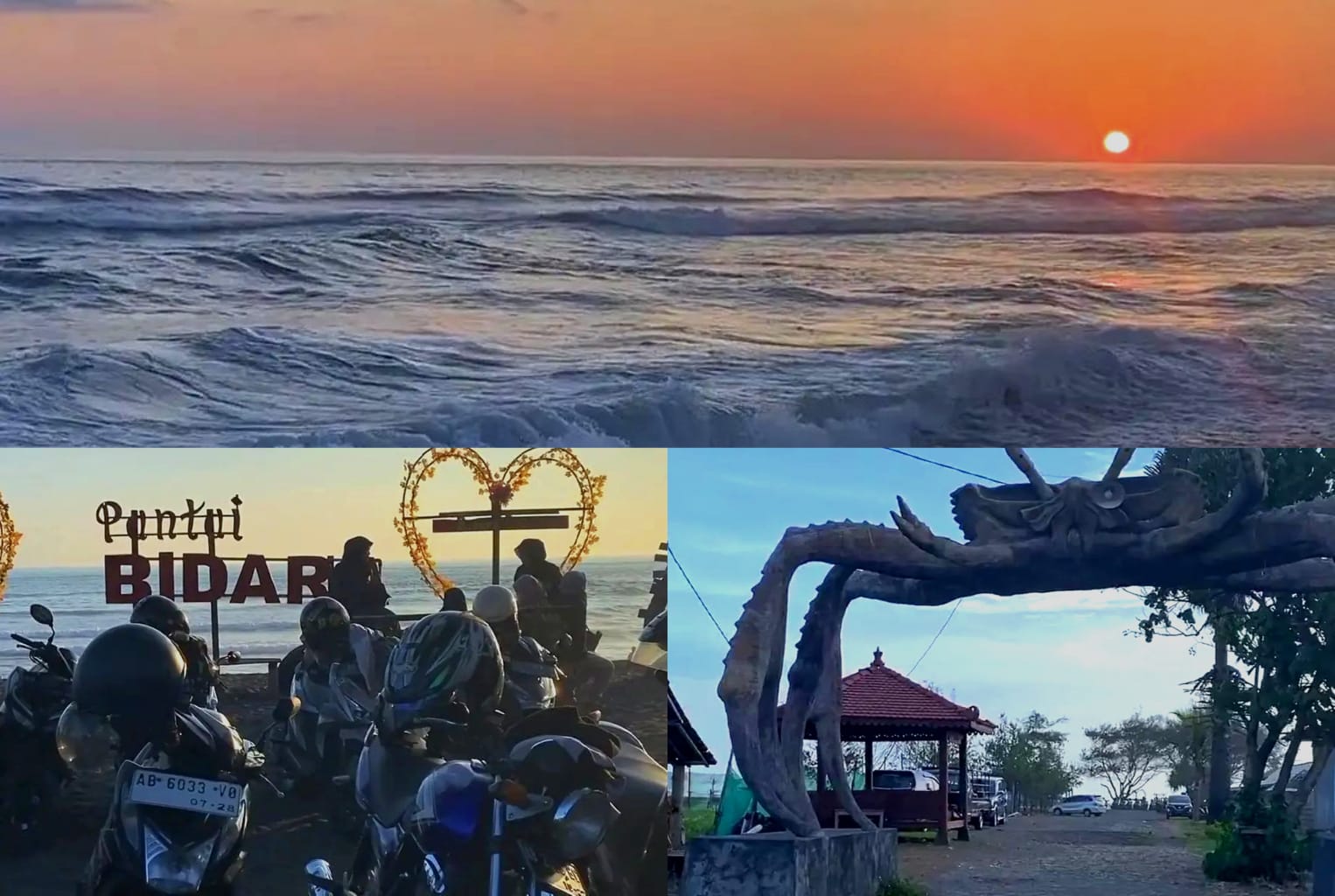 Suasana alam Pantai Bidara dengan aktivitas maritim dari warga setempat    ( instagram.com/jokopurwantoro21 )