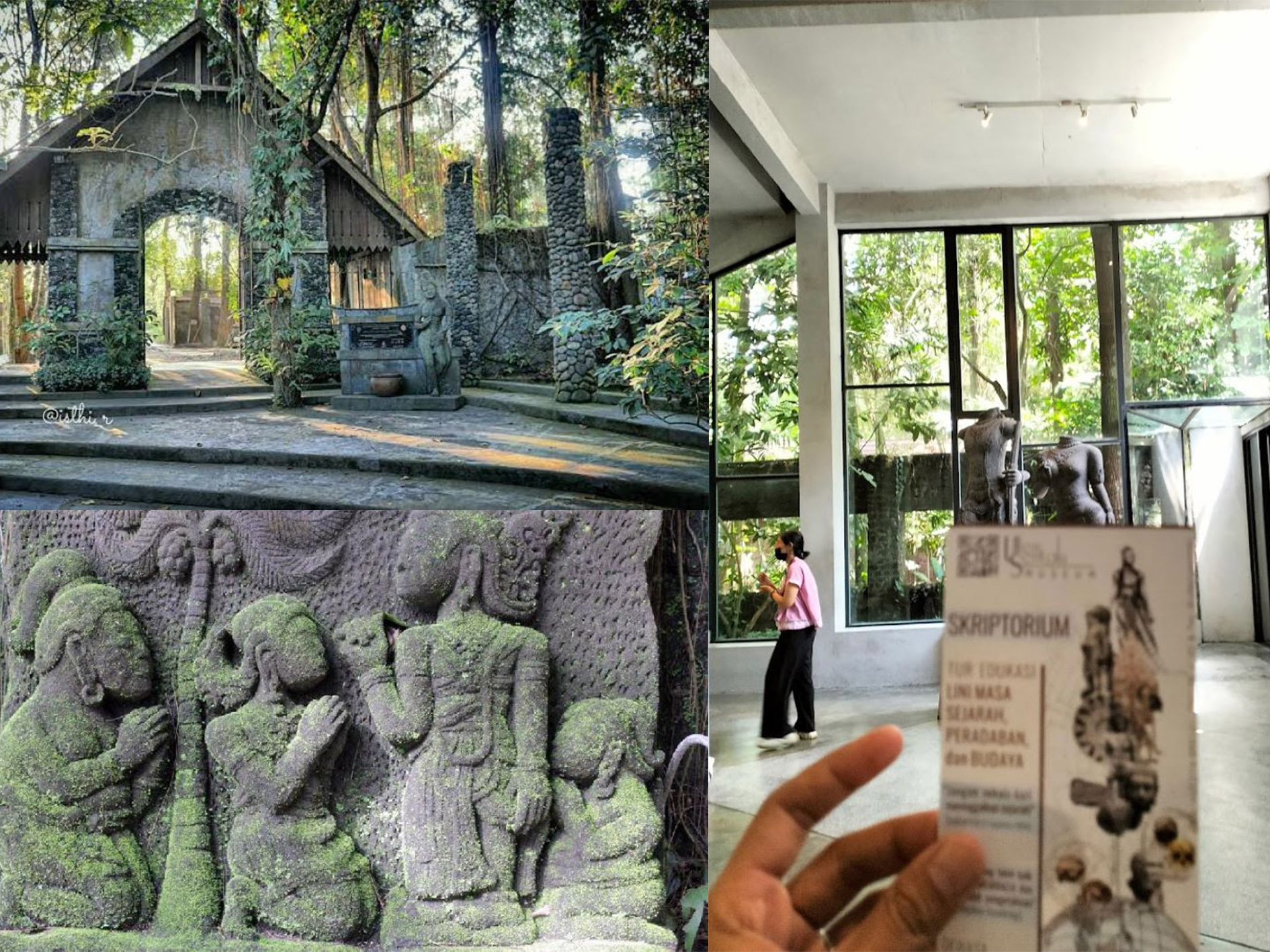 Museum Ullen Sentalu di lereng Gunung Merapi.