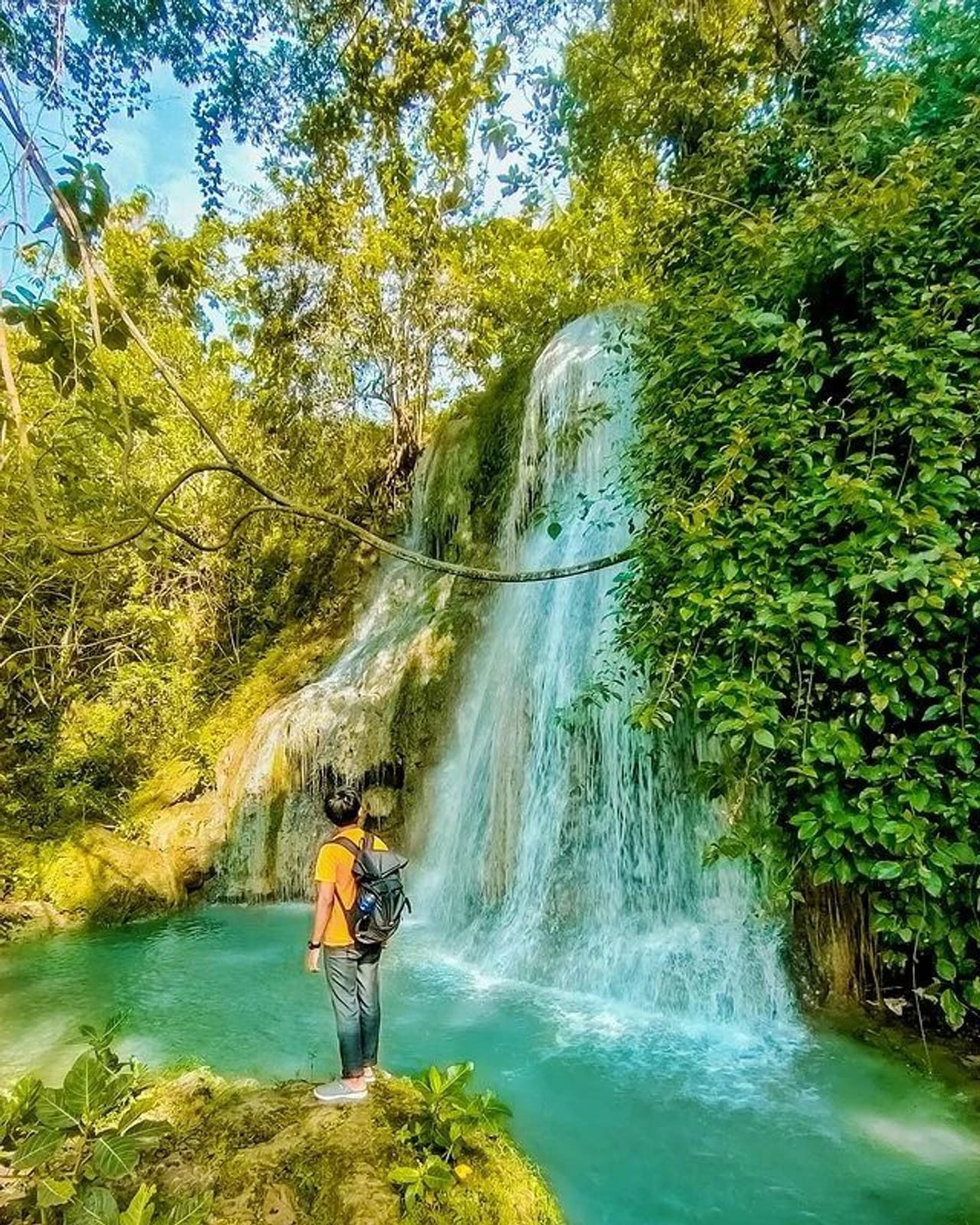 Memanjakan jiwa dan raga di setiap keindahan Air Terjun Randusari Bantul   ( Instagram.com/Adhe_aditya )