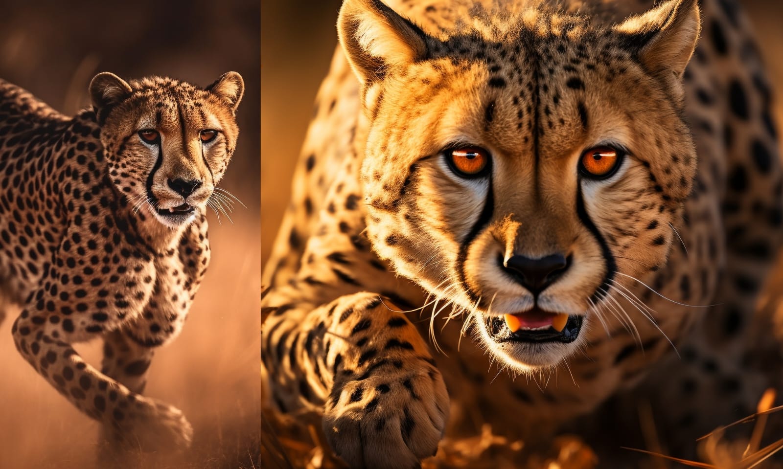 Bentuk rupa cheetah, sosok tangguh dan salah satu makhluk paling gesit di dunia satwa  (freepik.com)