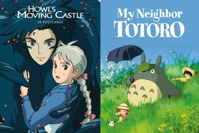 Howl&rsquo;s Moving Castle & My Neighbor Totoro (Sumber Foto: Pinterest)