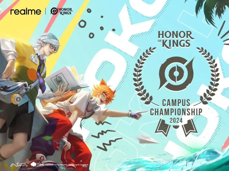 Kolaborasi realme dan Honor of Kings untuk Mahasiswa yang memiliki potensi di dunia Esports.