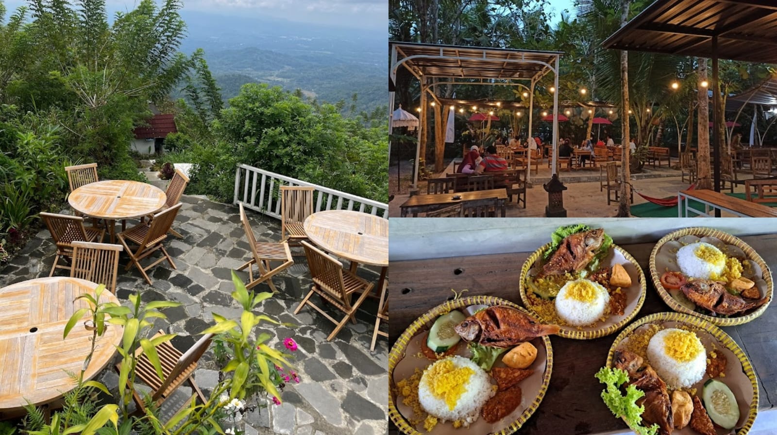 Nikmati sensasi kuliner yang tak terlupakan dari berbagai restoran favorit di Kulon Progo.  (kolase dari sumber Doc. Google Maps)