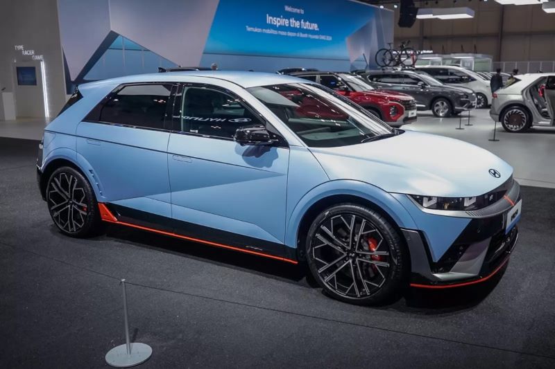 Debut pertama Hyundai Ioniq 5 N di GIIAS 2024.