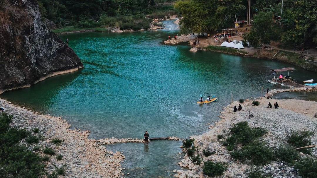 Foto Lembah Oya Kedungjati di Bantul, Yogyakarta. (Instagram @lembahoyo_kedungjati)