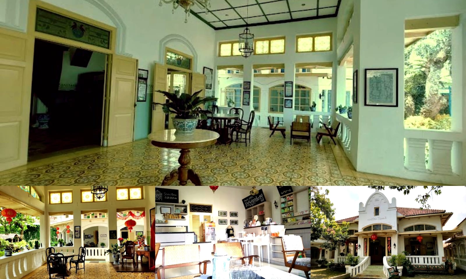 Sentuhan elegan dalam balutan bangunan sejarah, Roemah Martha Tilaar lebih dari sekedar bangunan kuno  (Kolase sumber foto Doc. Google Maps)