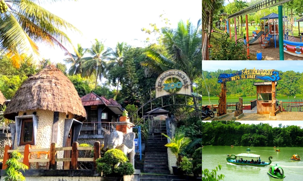 Pemandangan yang memanjakan mata dan udara segar di Wisata Alam Jembangan, tempat sempurna untuk relaksasi  (Kolase sumber foto Doc. Google Maps)