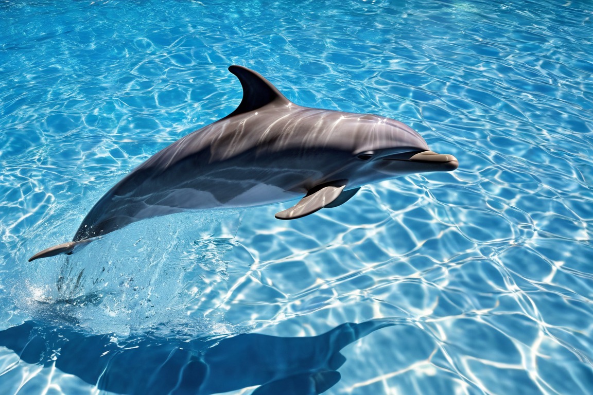 Ilustrasi Lumba-lumba. (AI Generator)
