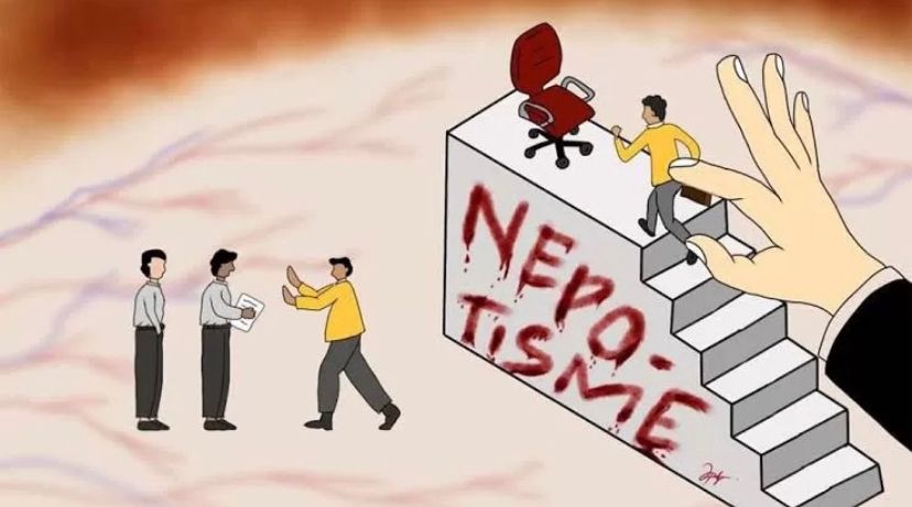 Ilustrasi dari Nepotisme. (radar sidoarjo)
