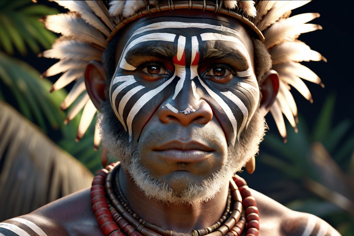 Ilustrasi Masyarakat Indonesia Timur. (AI Generator)