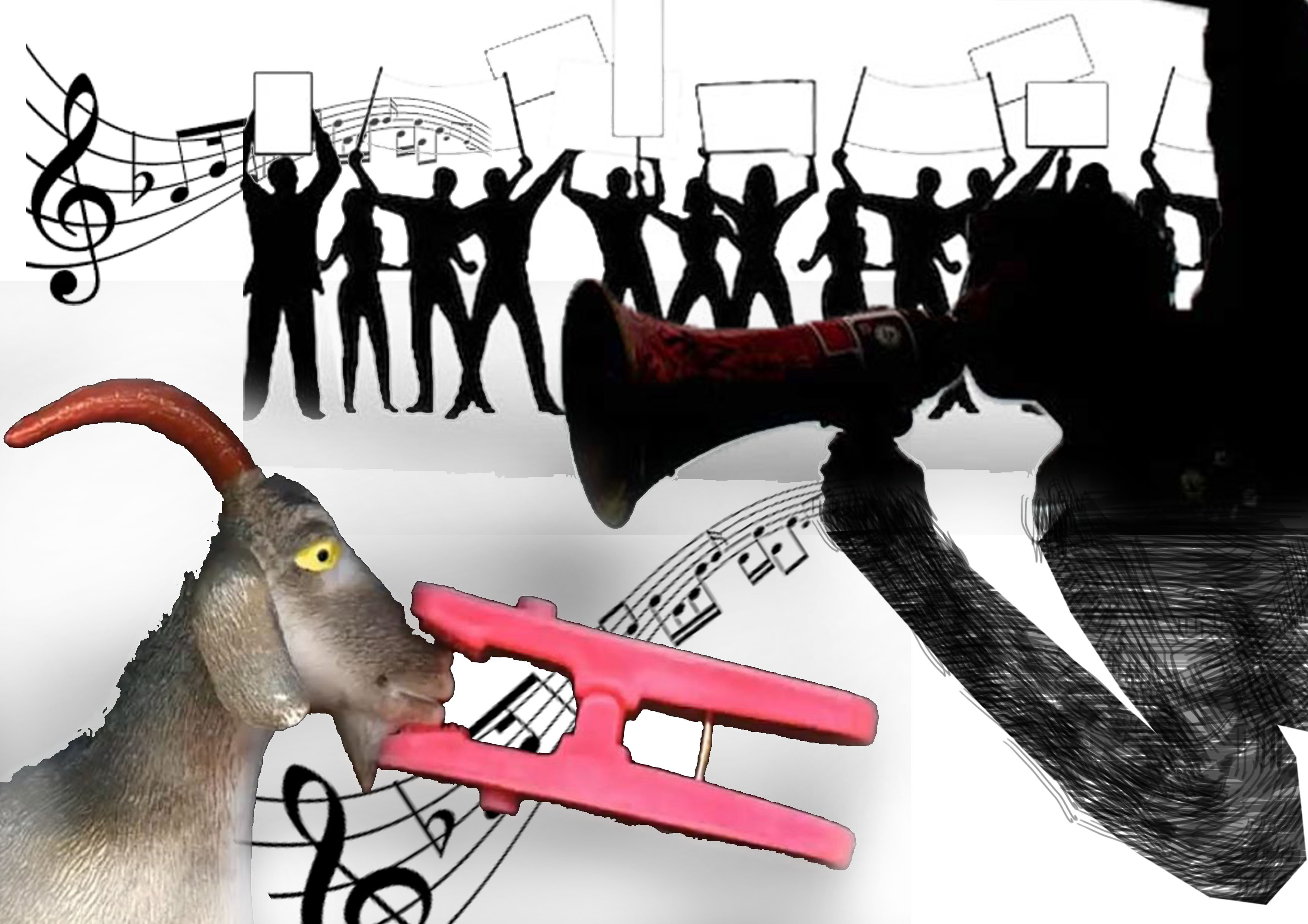 Ilustrsi lagu yang cocok dinyanyikan saat demo.