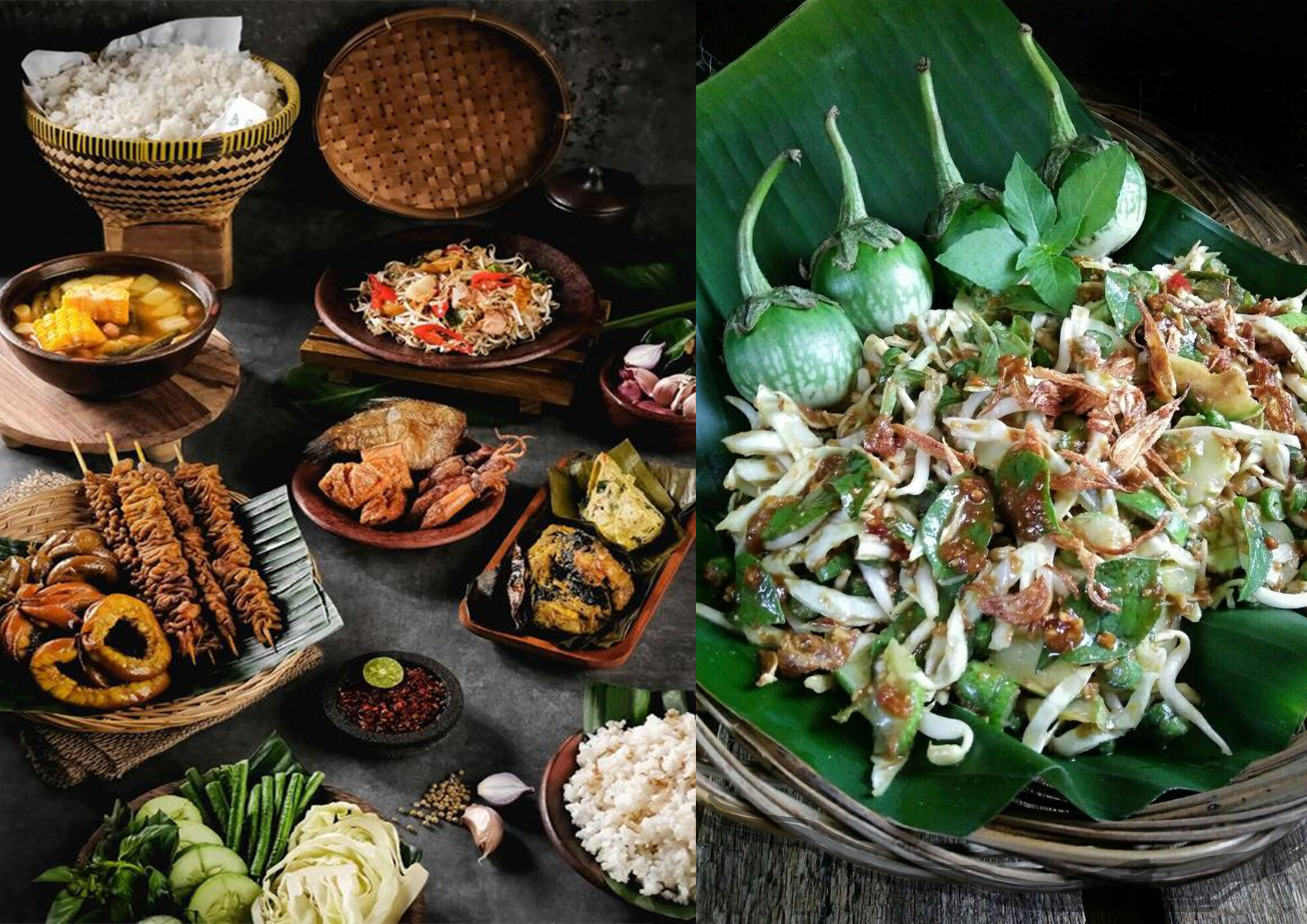 Keberagaman kuliner masakan khas sunda yang menggooyang lidah.