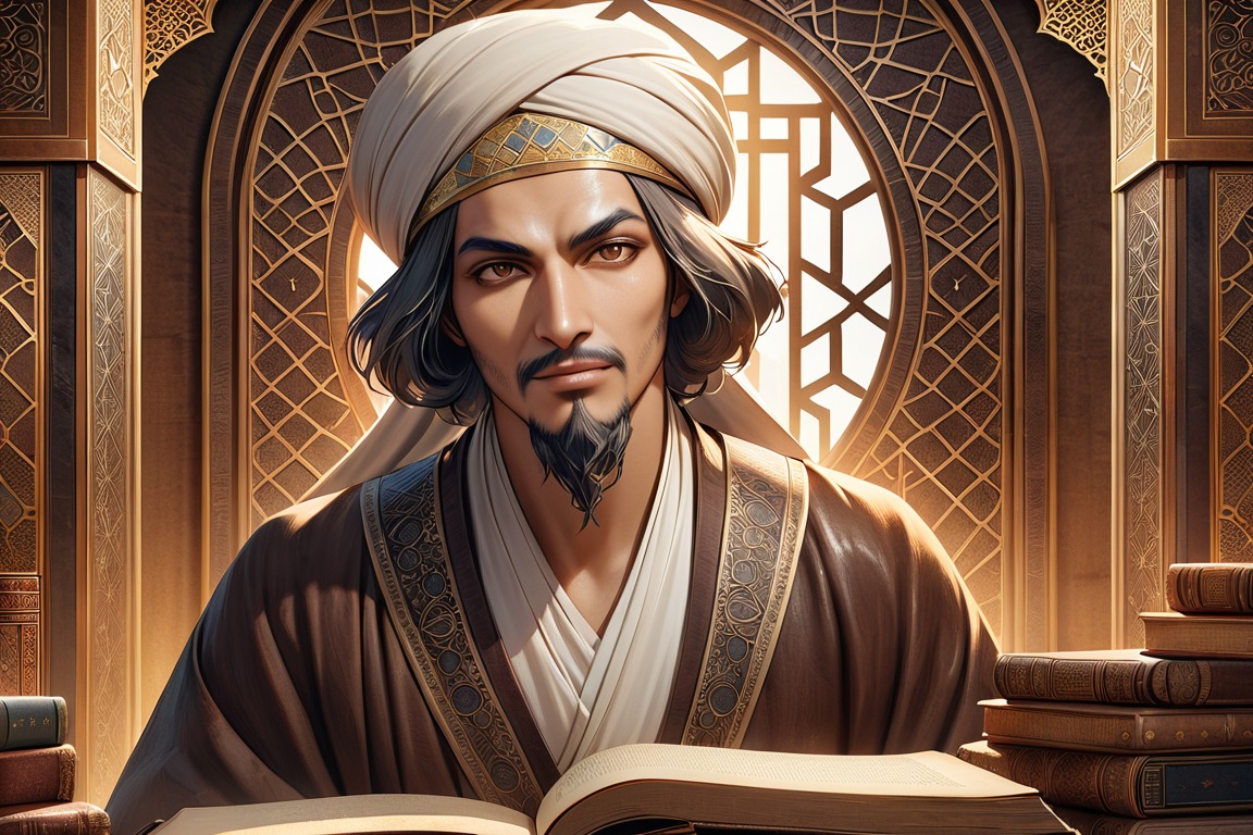 Ilustrasi Ibnu Sina. (AI Generator)