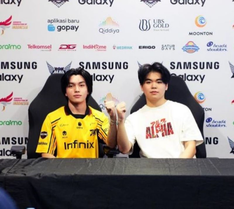 DARI KIRI: Fnatic onic dan Bigetron tim dalam turnamen MPL Indonesia Week ke empat.