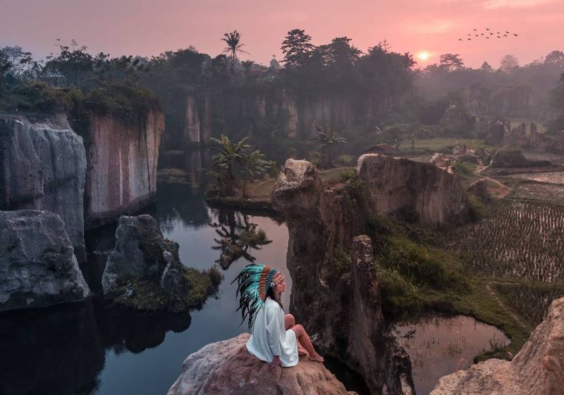 Wisata Instagramable Tebing Koja di Tangerang.