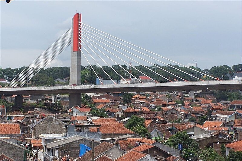 Jembatan Pasupati Bandung, Jawa Barat.