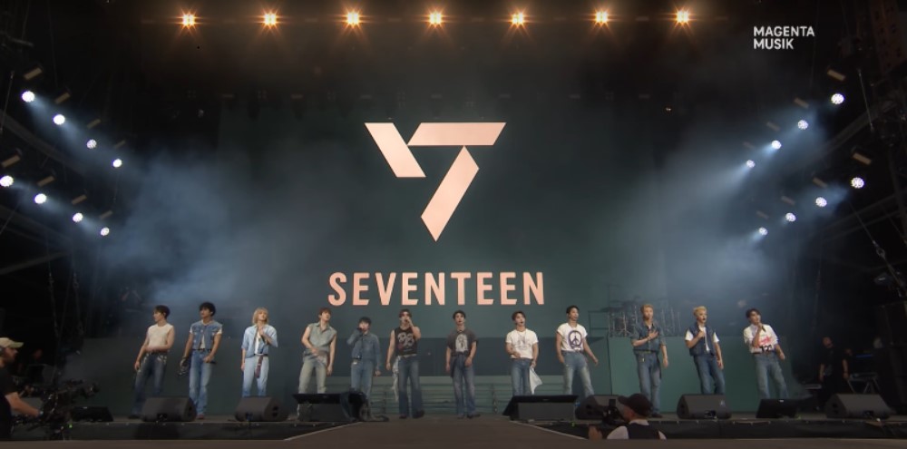 SEVENTEEN in Lollapalooza Berlin 2024. Sumber: Youtube Official SEVENTEEN