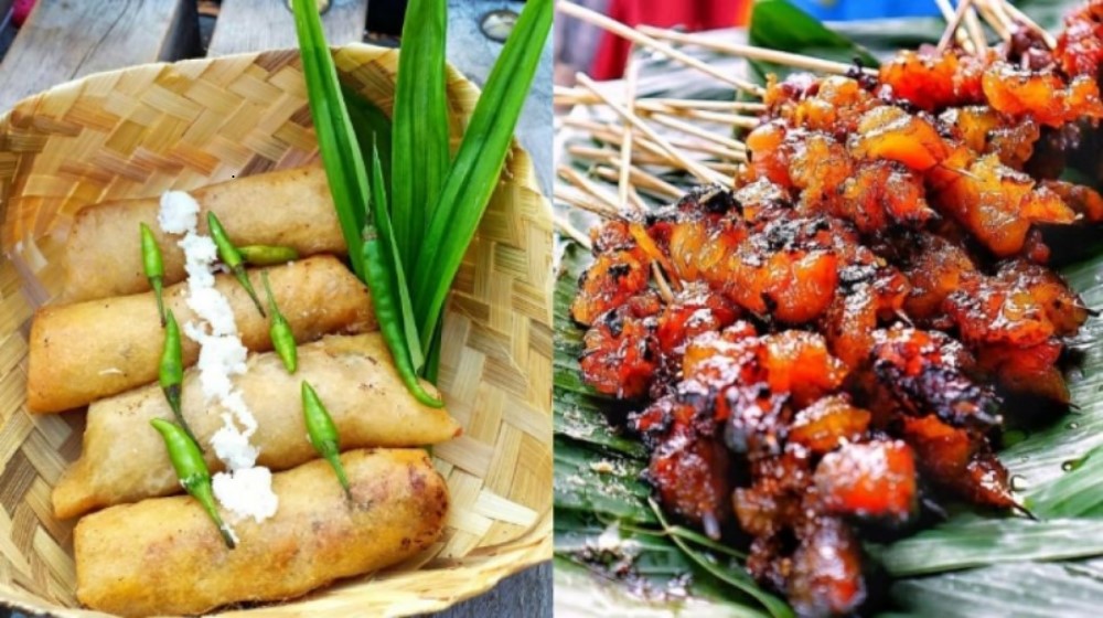 Lumpia Samijaya dan Sate Kere. Sumber: berbagai sumber
