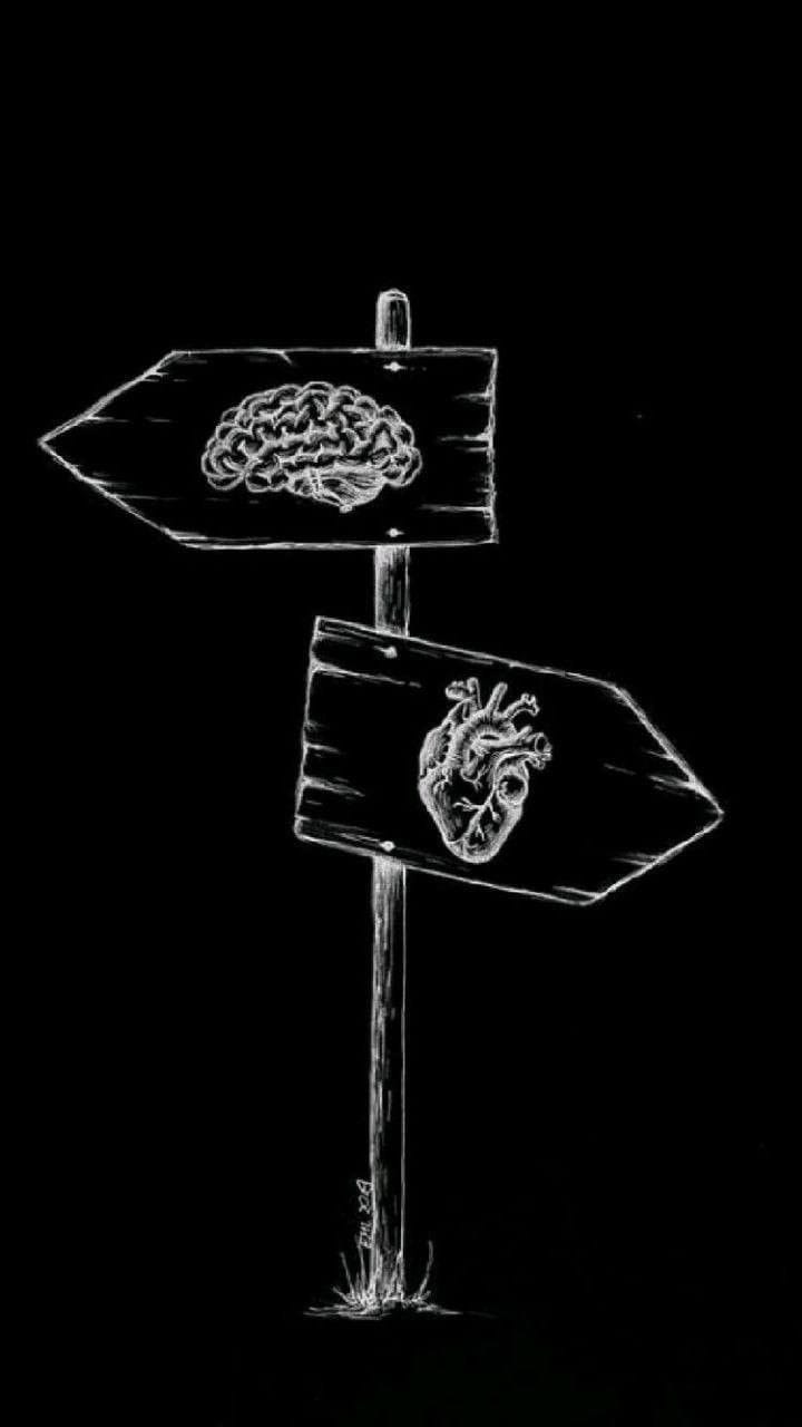 Ilustrasi Cinta dan Logika.  (pinterest)