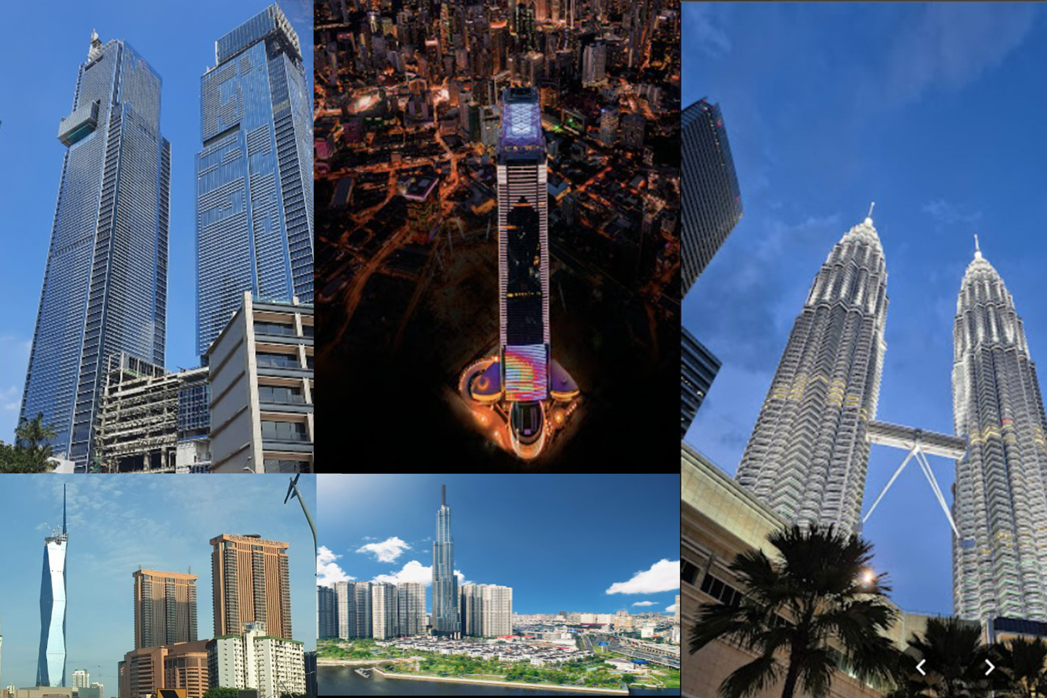 5 gedung pencakar langit tertinggi di dunia.