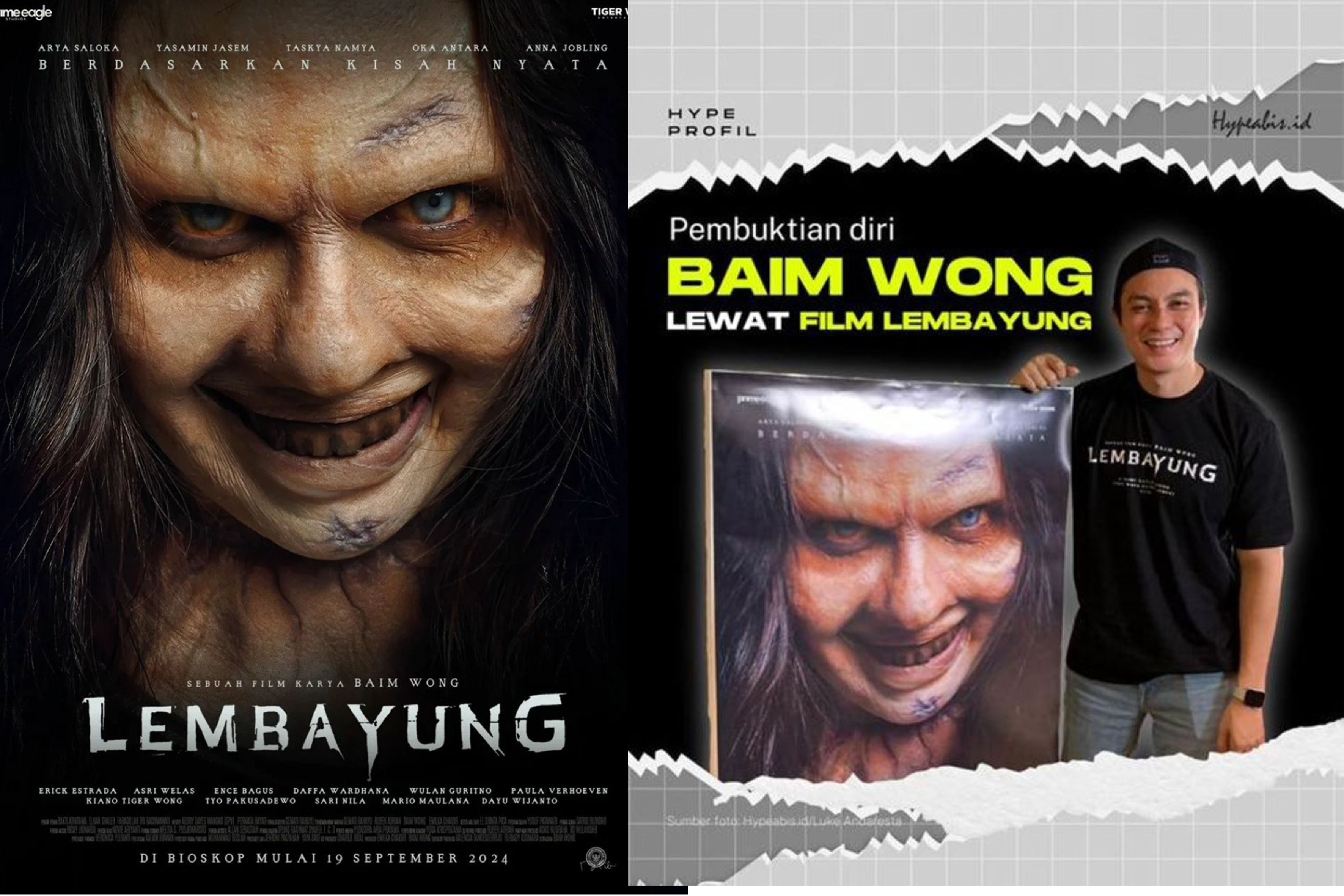 Film horor Lembayung karya Baim Wong segera tayang perdana di bioskop.