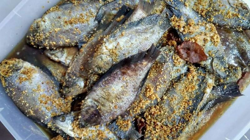 Ikan Wadi makanan khas Kalimantan.