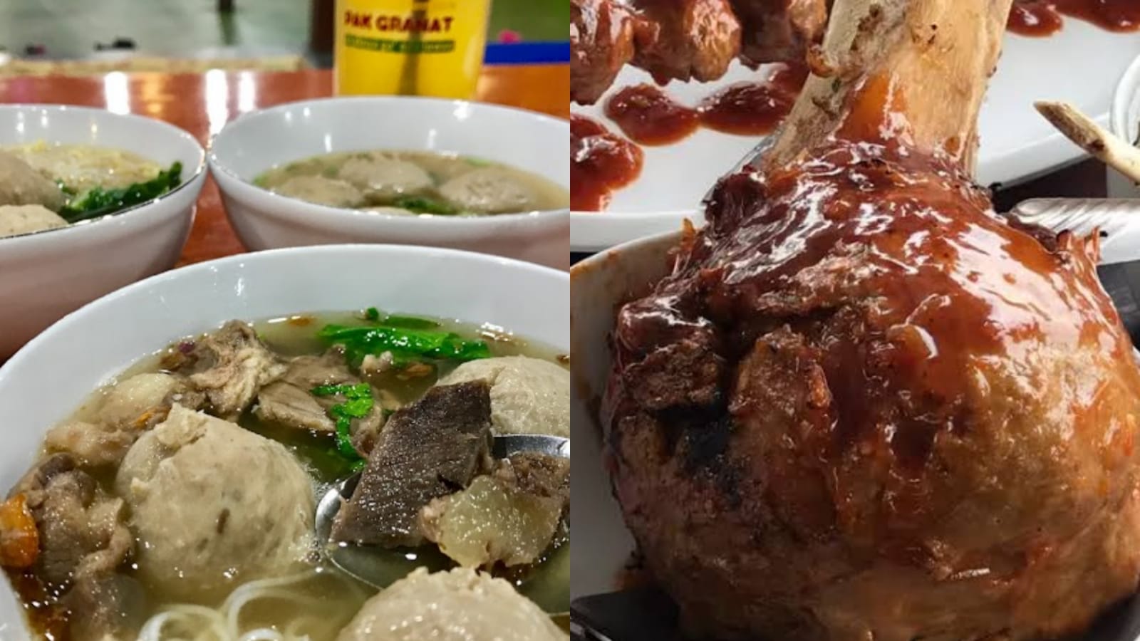 Tempat makan bakso terkenal di Jogja.  Sumber: berbagai sumber