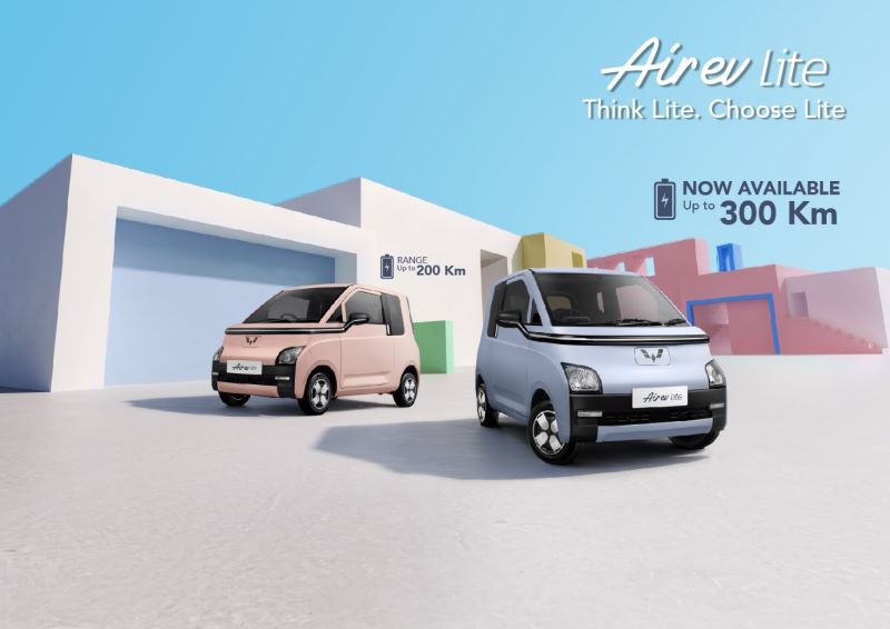 Wuling merilis Air ev Lite dengan jangkauan hingga 300 km.