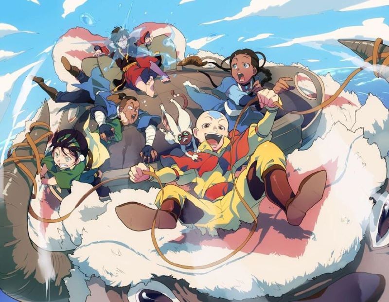 Serial animasi Avatar The Last Airbender yang terispirasi dengan budaya asia.